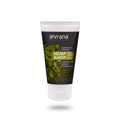 Гель для бритья "Конопля и хмель" Levrana